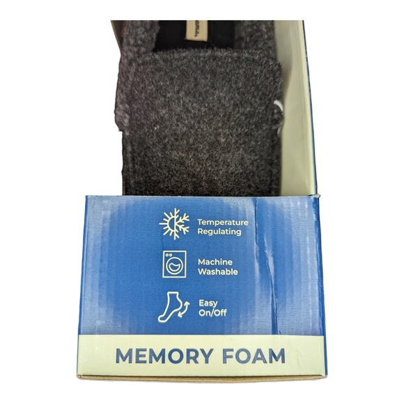 Dearfoams Total Comfort Memory Foam Men's slippers.  Size XL 13-14. - Picture 3 of 6